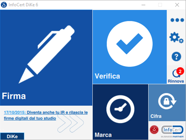 Verificare documenti firmati digitalmente